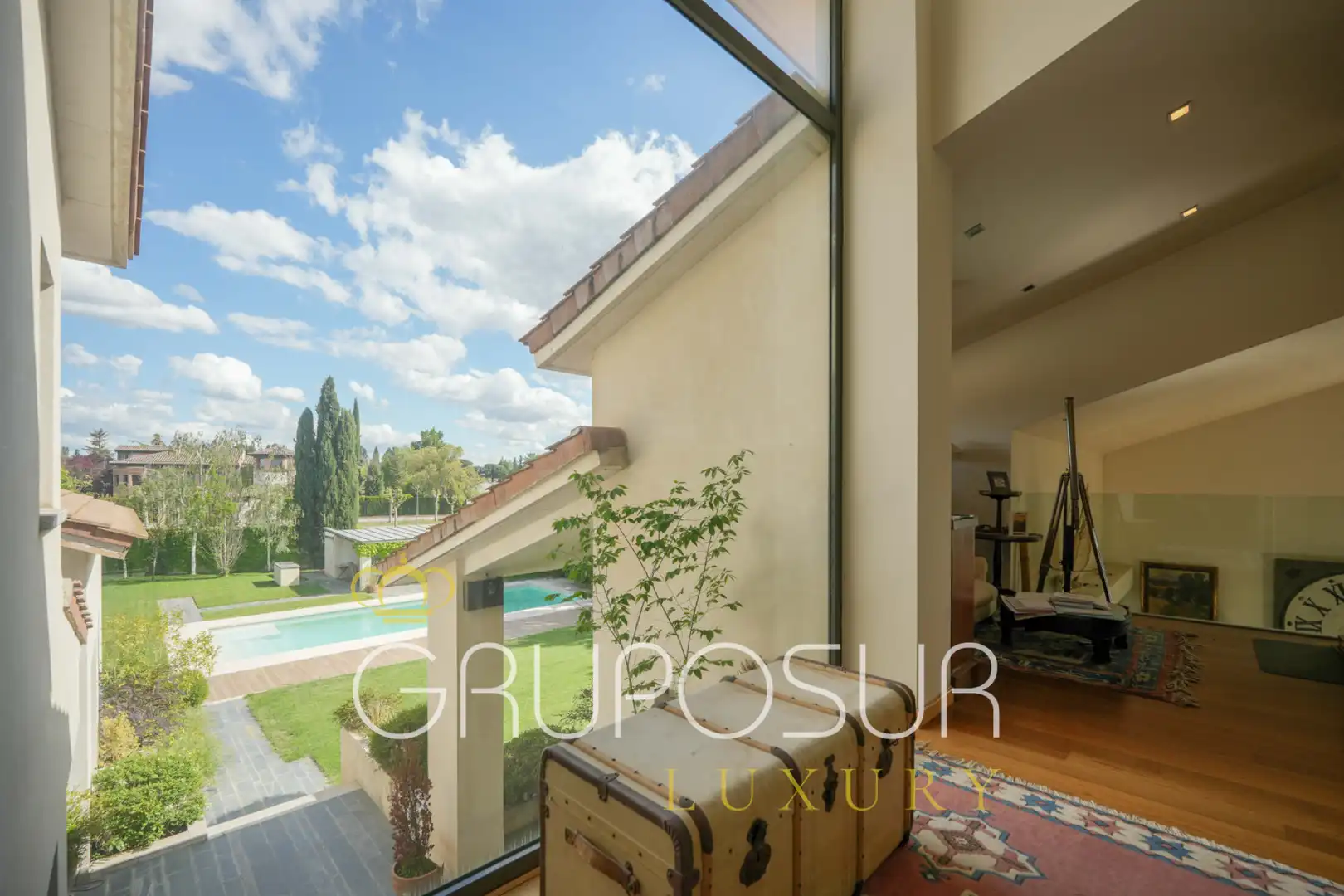 Garden of Houses for sale in Simancas  with Air Conditioner, Heating and Private garden