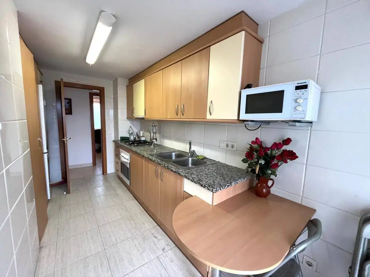 Cocina de Piso en venta en Girona con Calefacción, Terraza y Amueblado