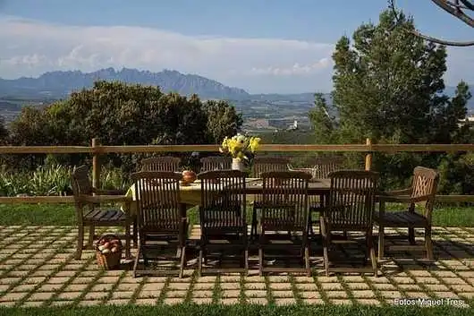 Terraza de Finca rústica en venta en Sant Sadurní d'Anoia con Aire acondicionado, Calefacción y Jardín privado