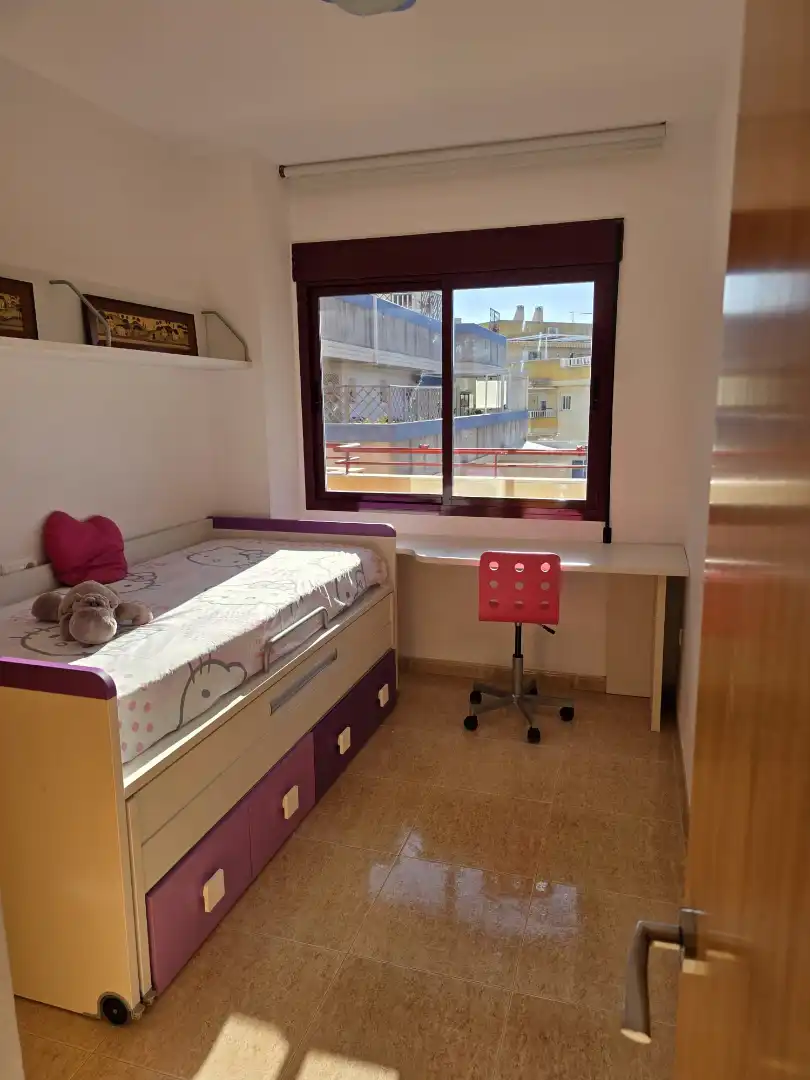 Bedroom of Flat for rent in Canet d'En Berenguer  with Air Conditioner, Furnished and Oven