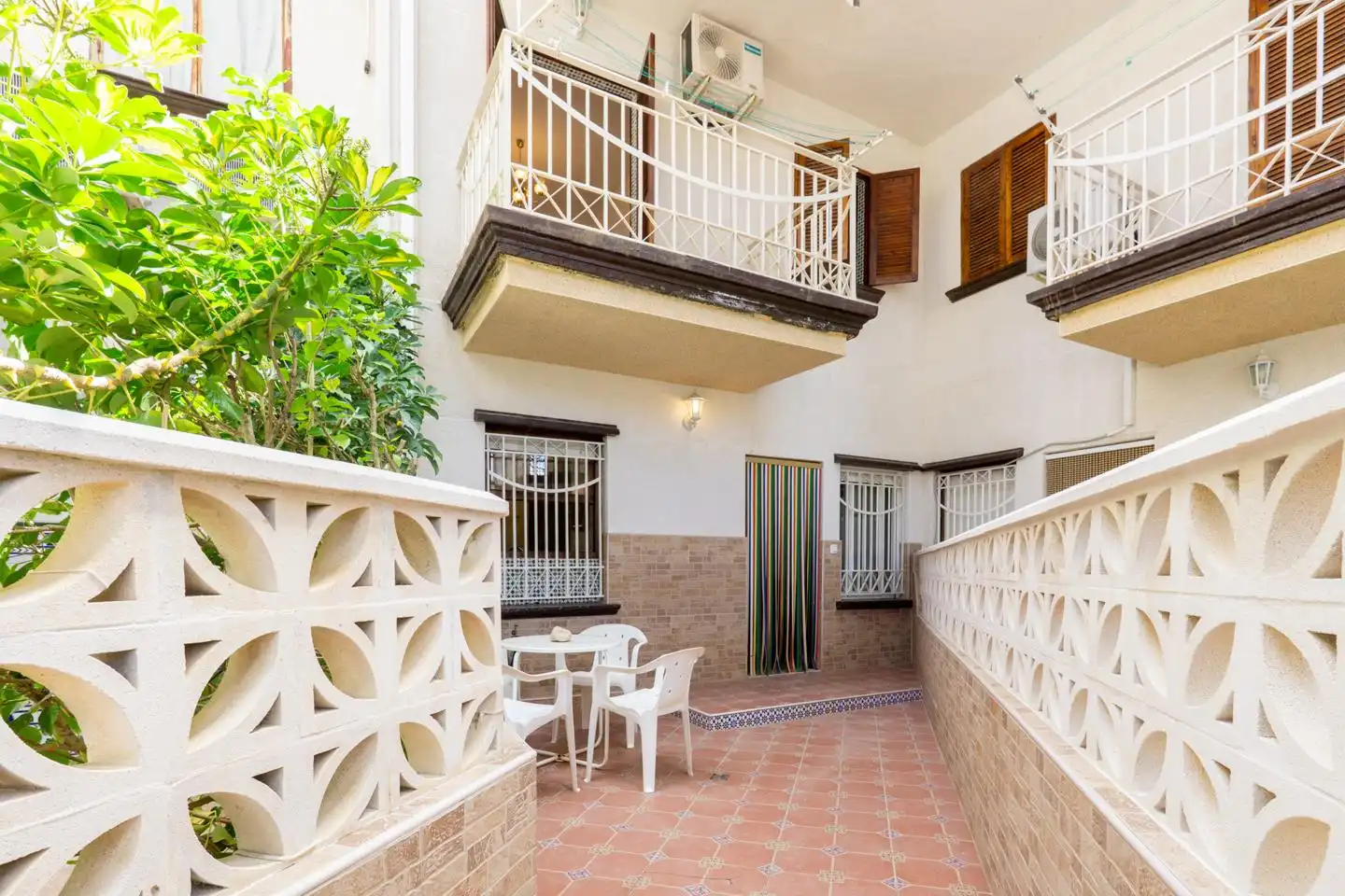 Balcony of Houses for sale in Santa Pola  with Air Conditioner, Terrace and Storage room