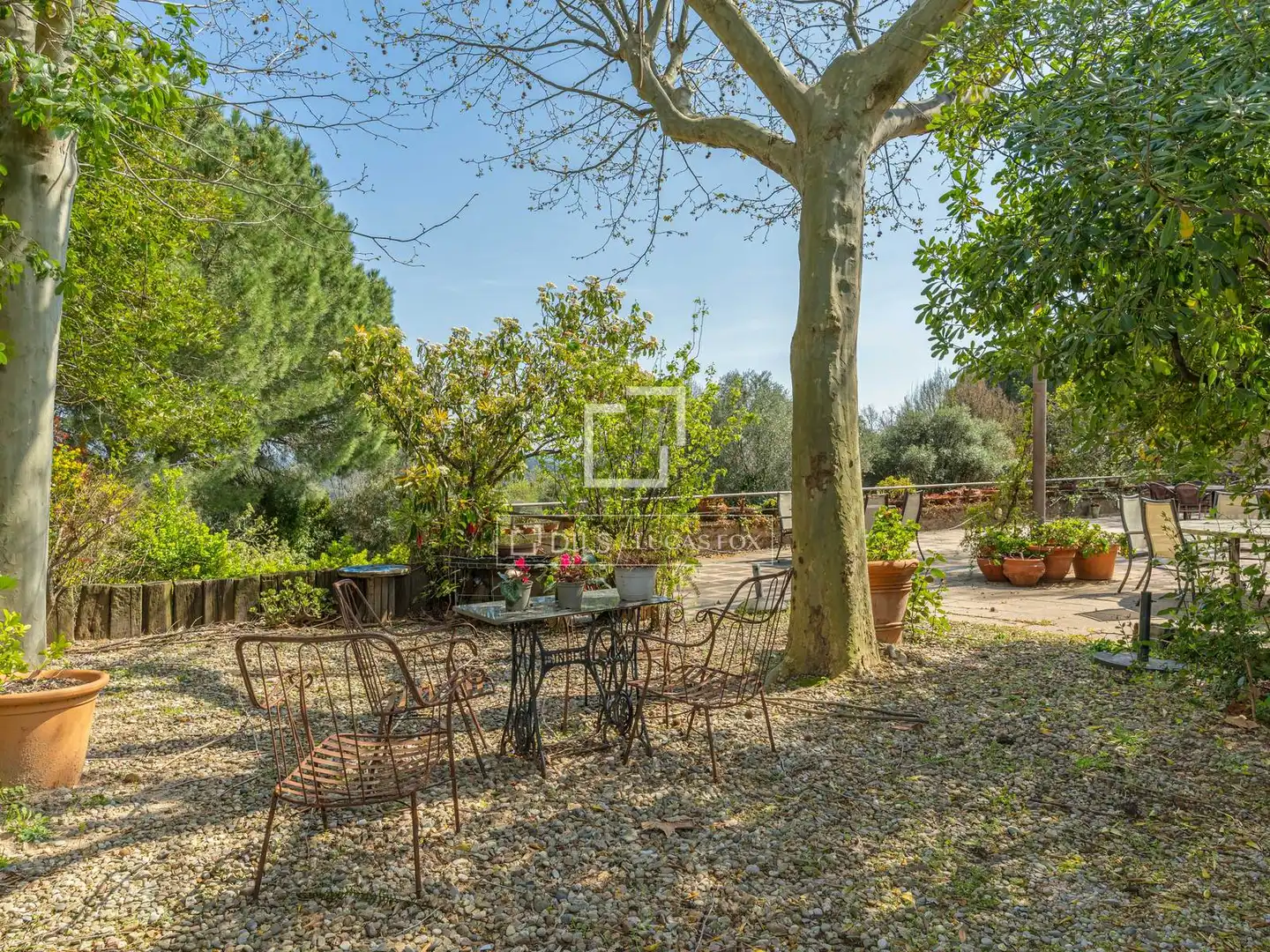 Garden of Country homes for sale in Anglès  with Air Conditioner, Private garden and Terrace