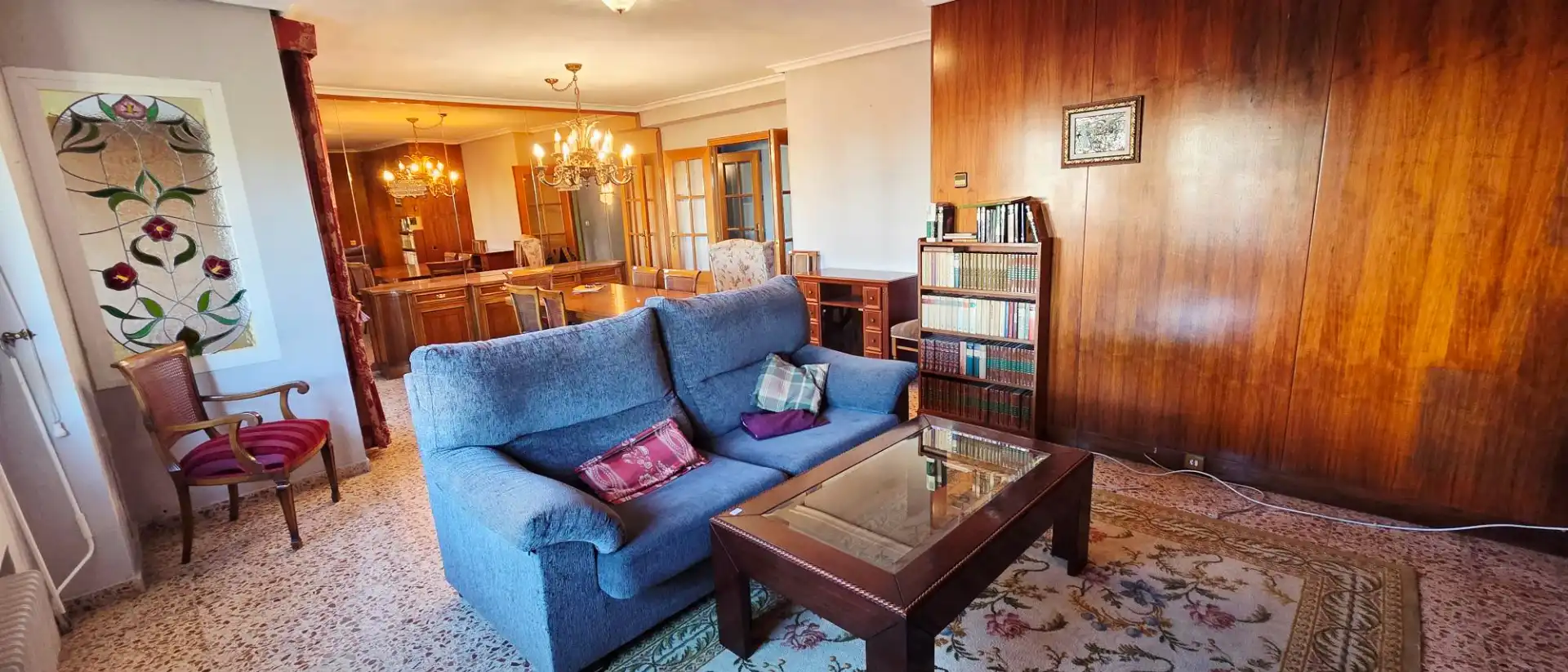 Sala d'estar de Pis en venda en  Valencia Capital amb Jardí privat i Balcó