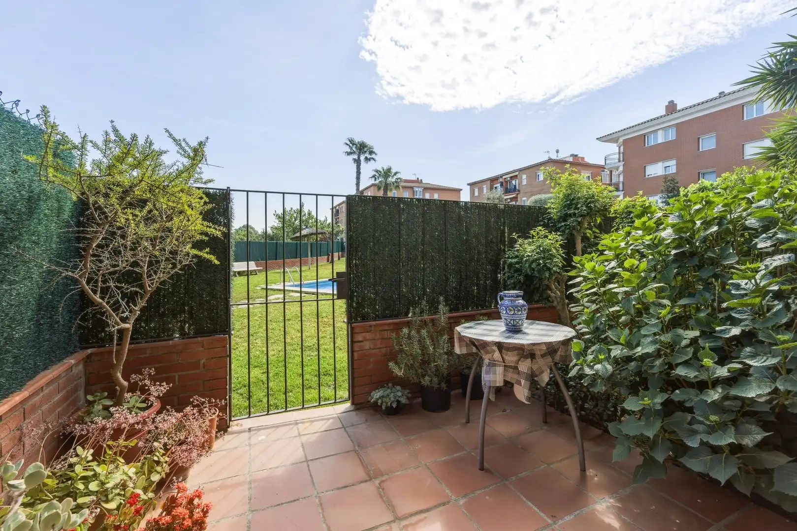 Garten von Maisonette zum Verkauf in Lloret de Mar mit Heizung, Terrasse und Abstellraum