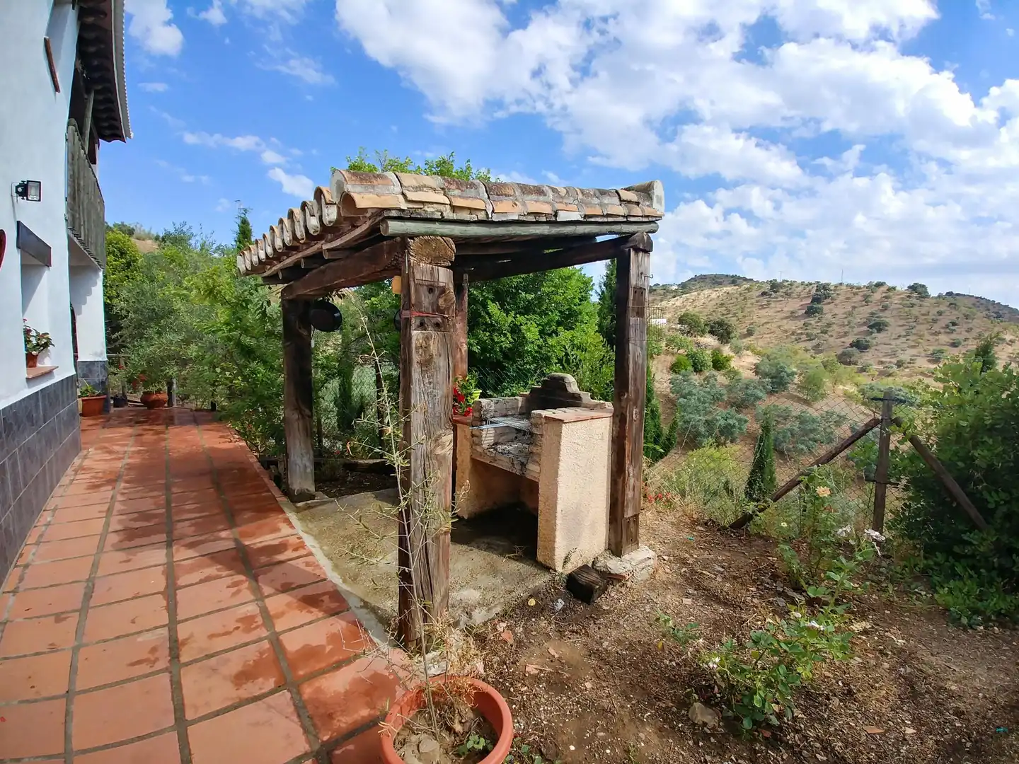 Jardín de Finca rústica en venta en Almogía con Aire acondicionado, Terraza y Piscina