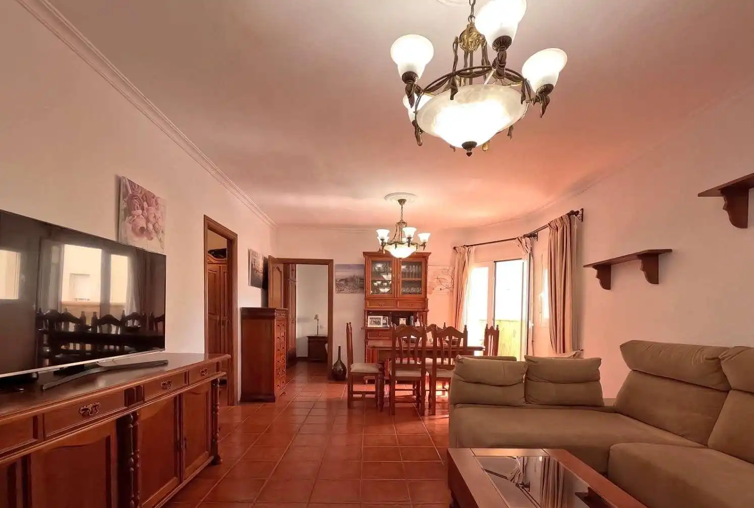 Sala d'estar de Apartament en venda en Fuengirola amb Aire condicionat, Terrassa i Traster