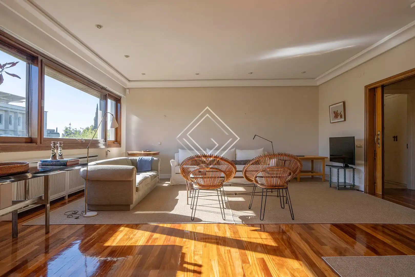 Sala de estar de Piso en venta en Chamartín