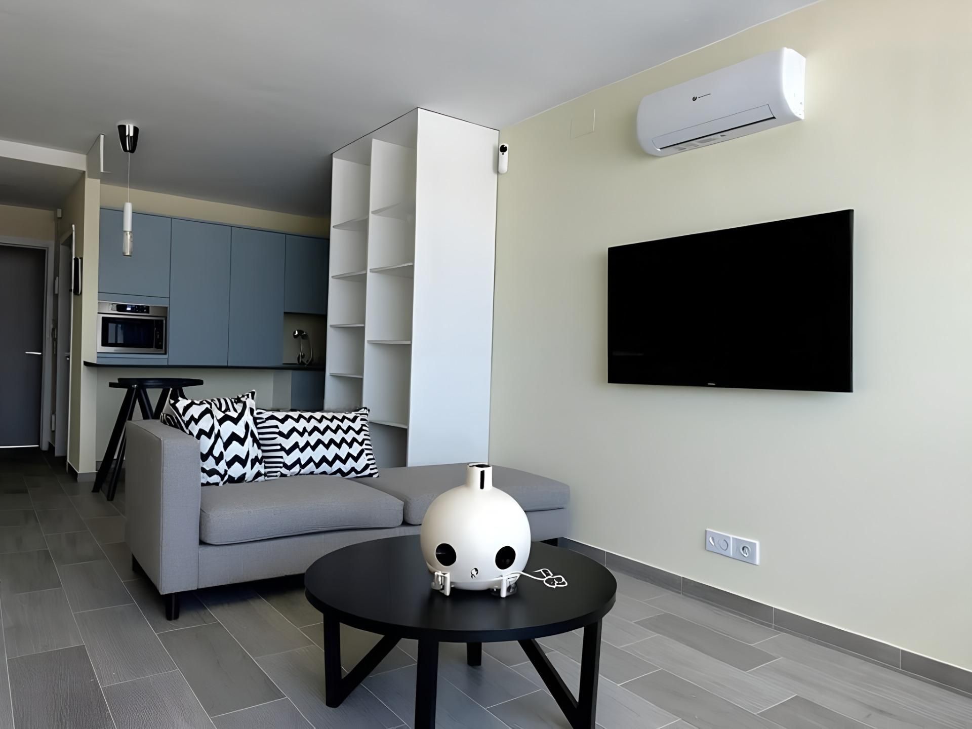 Living room of Study to rent in Empuriabrava  with Heating