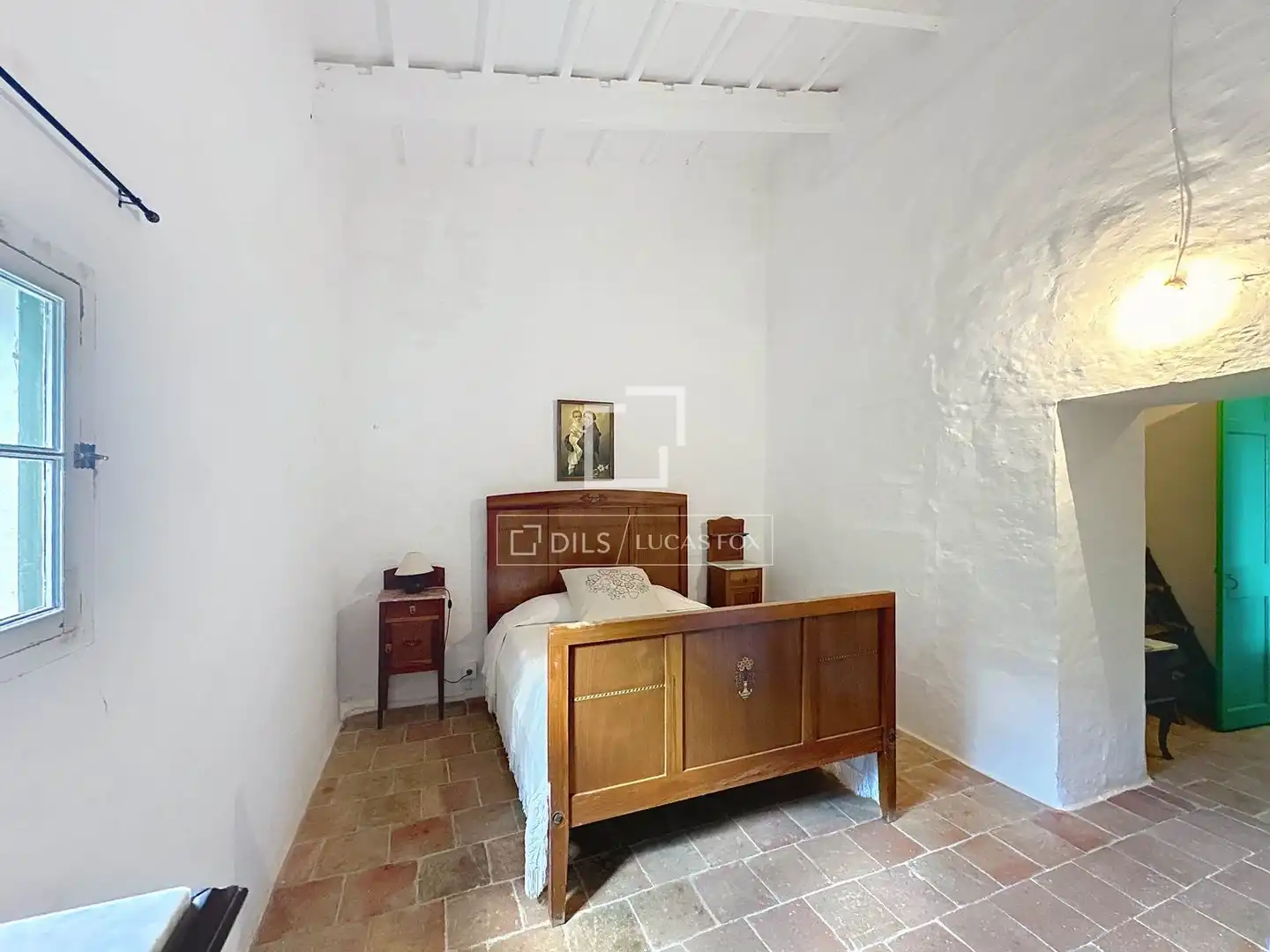 Schlafzimmer von Country house zum Verkauf in Es Castell mit Privatgarten, Abstellraum und Balkon