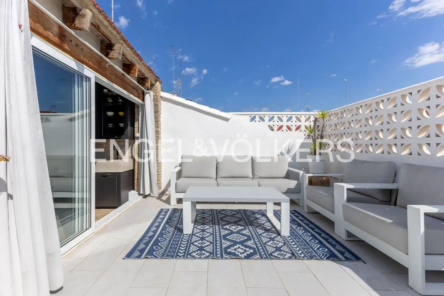 Terrace of Attic for sale in Valencia  with Air Conditioner, Heating and Parquet flooring