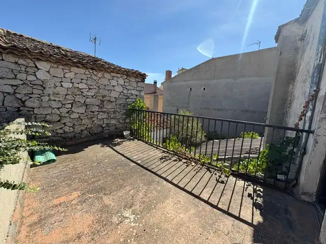 Vista exterior de Finca rústica en venta en Canalejas de Peñafiel con Jardín privado, Terraza y Amueblado
