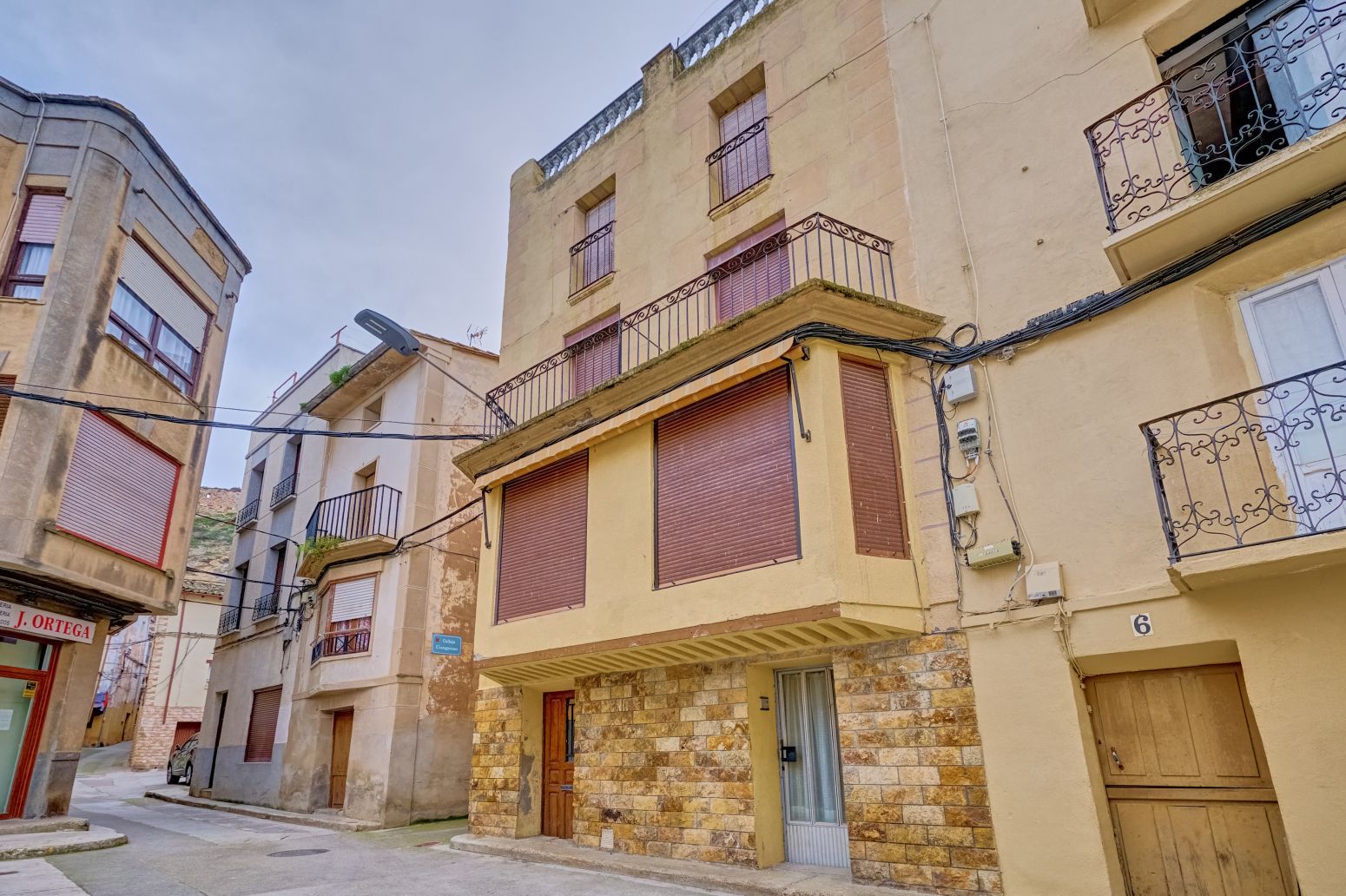 Vista exterior de Casa o xalet en venda en Falces amb Calefacció, Parquet i Terrassa