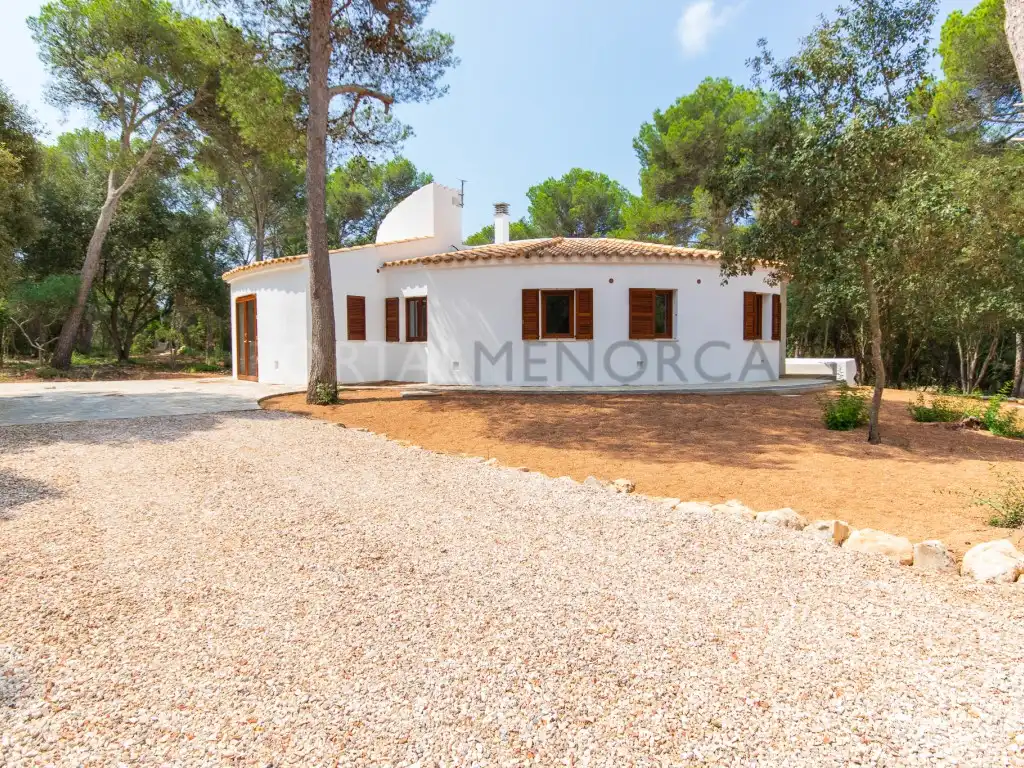 Vista exterior de Finca rústica en venta en Ferreries con Piscina