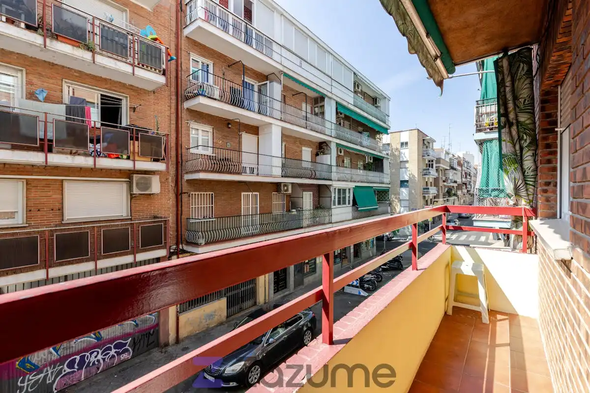 Balcony of Flat for rent in Madrid  with Heating, Parquet flooring and Terrace