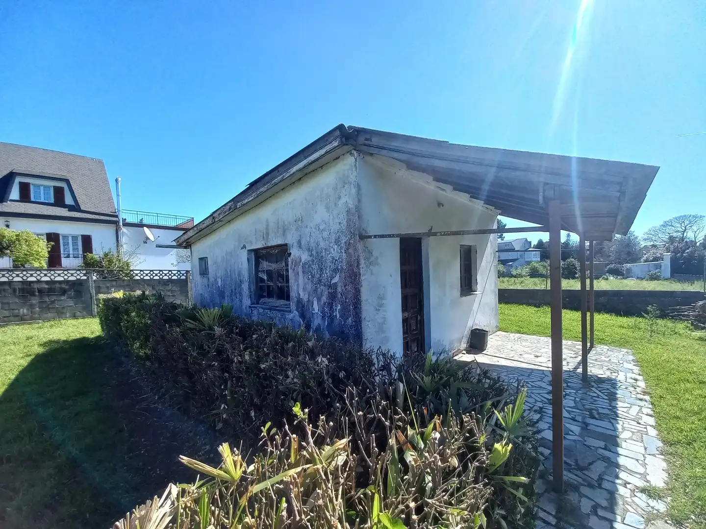 Vista exterior de Casa o chalet en venta en Bergondo con Jardín privado