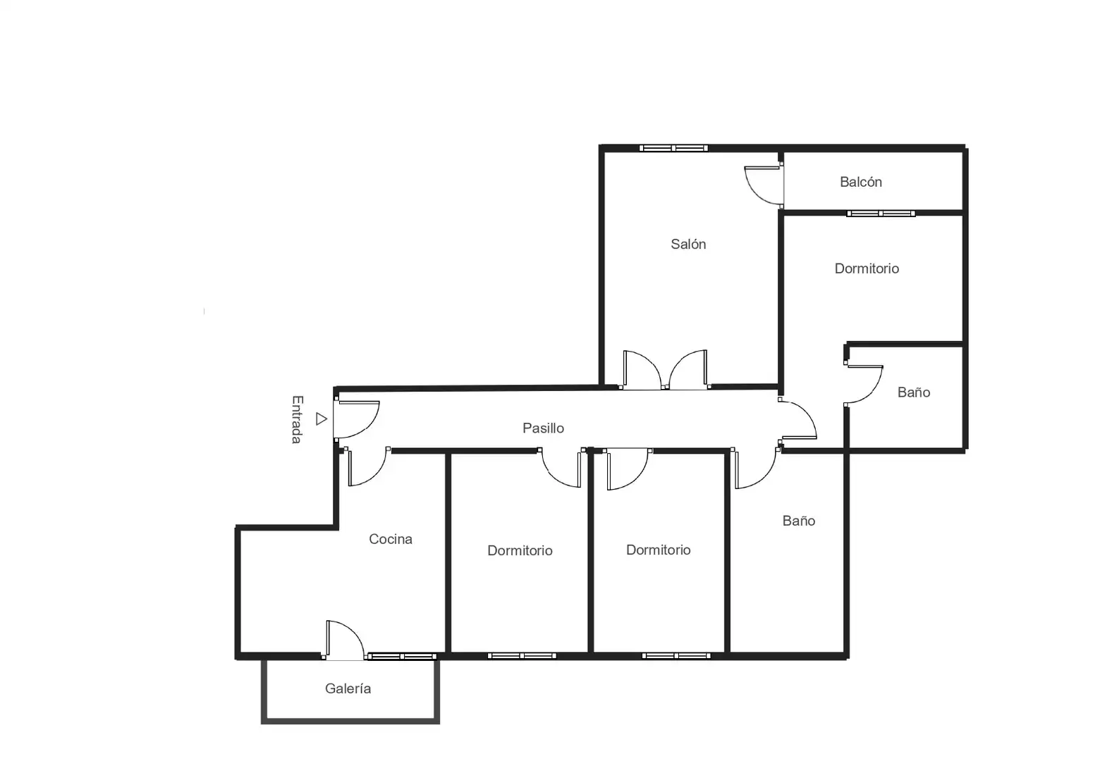 Piso en venta en Caspe con Aire acondicionado, Calefacción y Trastero