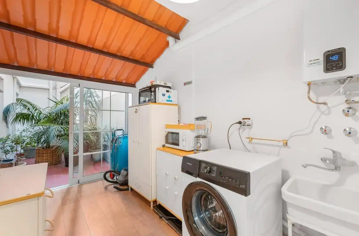 Küche von Wohnungen zur Miete in Torrevieja mit Klimaanlage, Heizung und Privatgarten