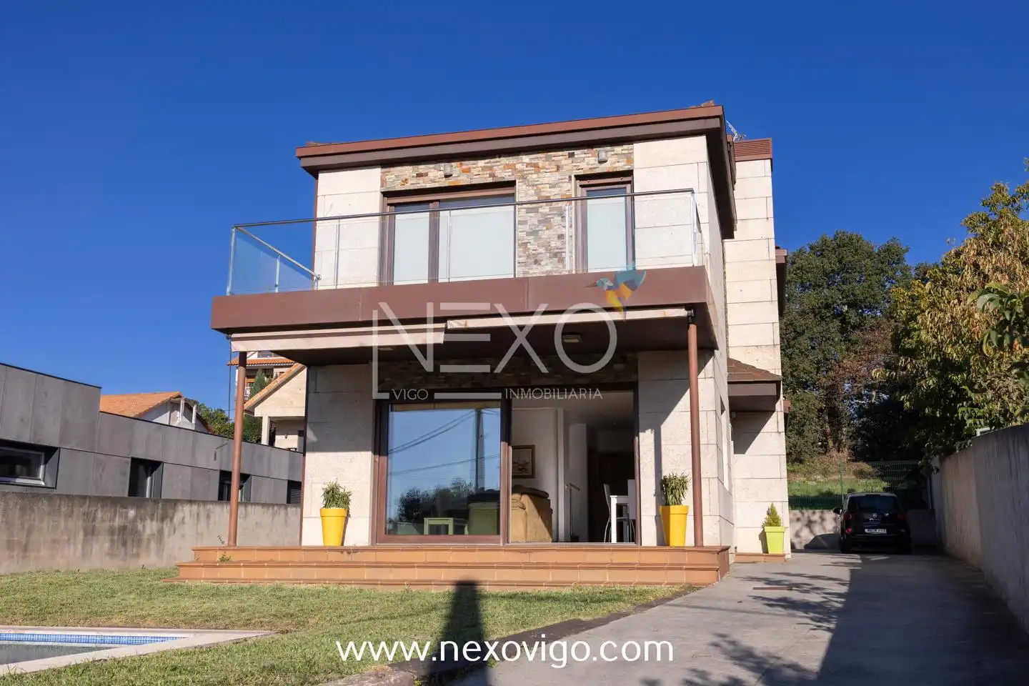 Exterior view of Houses for sale in Vigo   with Heating, Private garden and Terrace