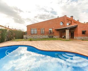 Swimming pool of Country house for sale in Campins  with Air Conditioner, Heating and Private garden