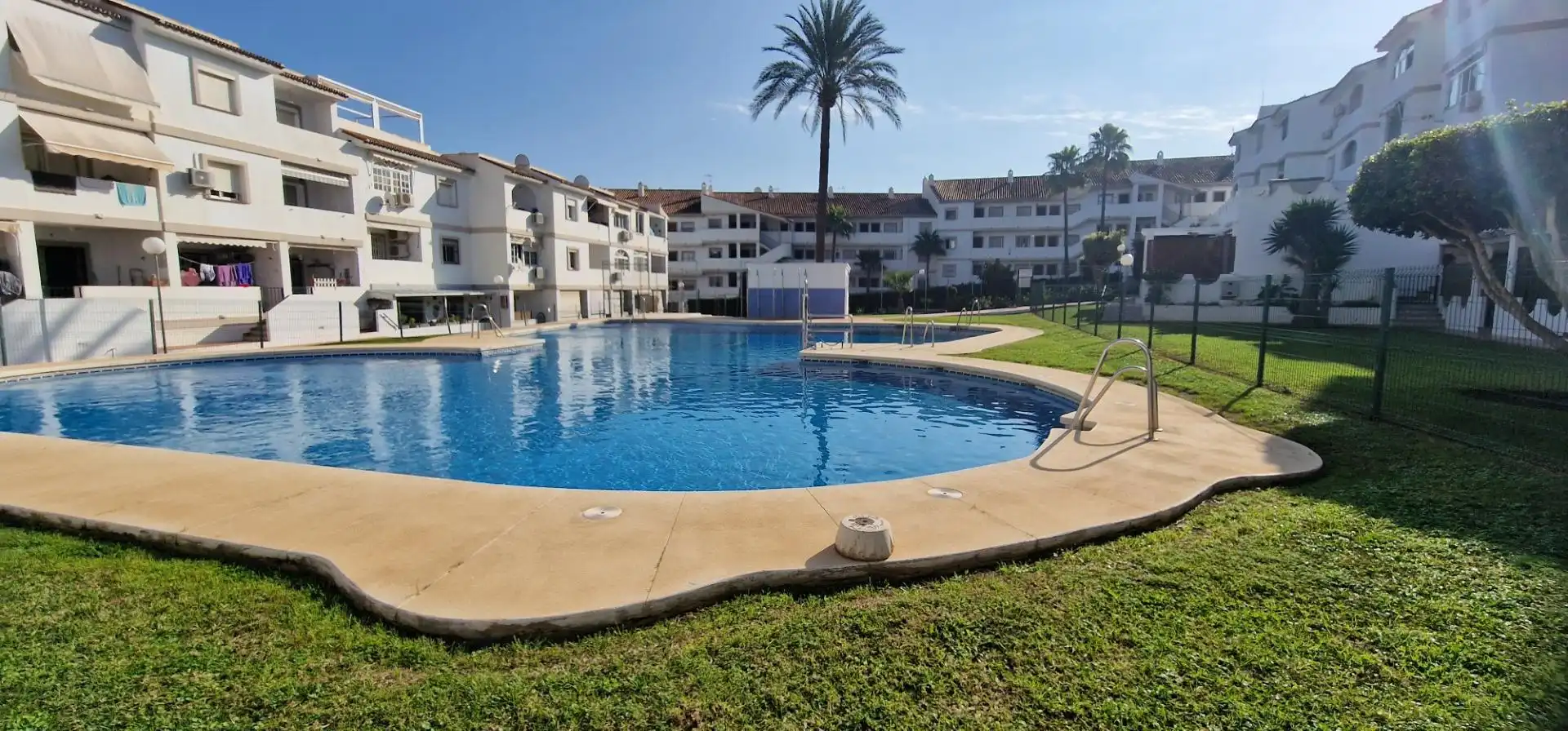 Piscina de Apartamento en venta en Mijas con Jardín privado, Terraza y Piscina comunitaria
