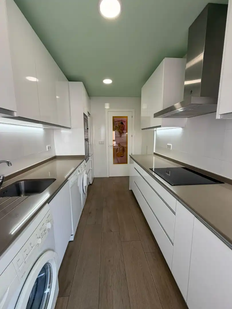 Cocina de Piso de alquiler en Madrid con Aire acondicionado, Calefacción y Parquet