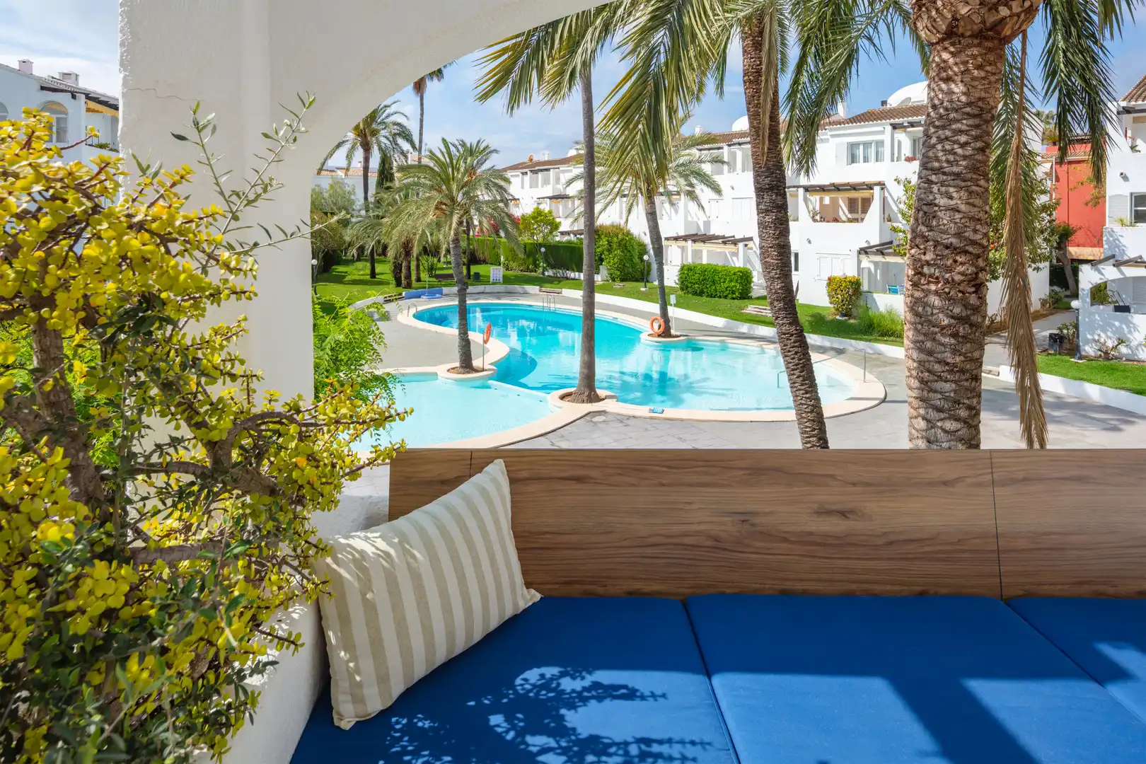 Terrace of Apartments for sale in Jávea / Xàbia  with Air Conditioner, Swimming Pool and Community pool