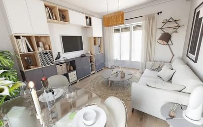 Living room of Flat for sale in Salamanca Capital  with Heating, Parquet flooring and Terrace