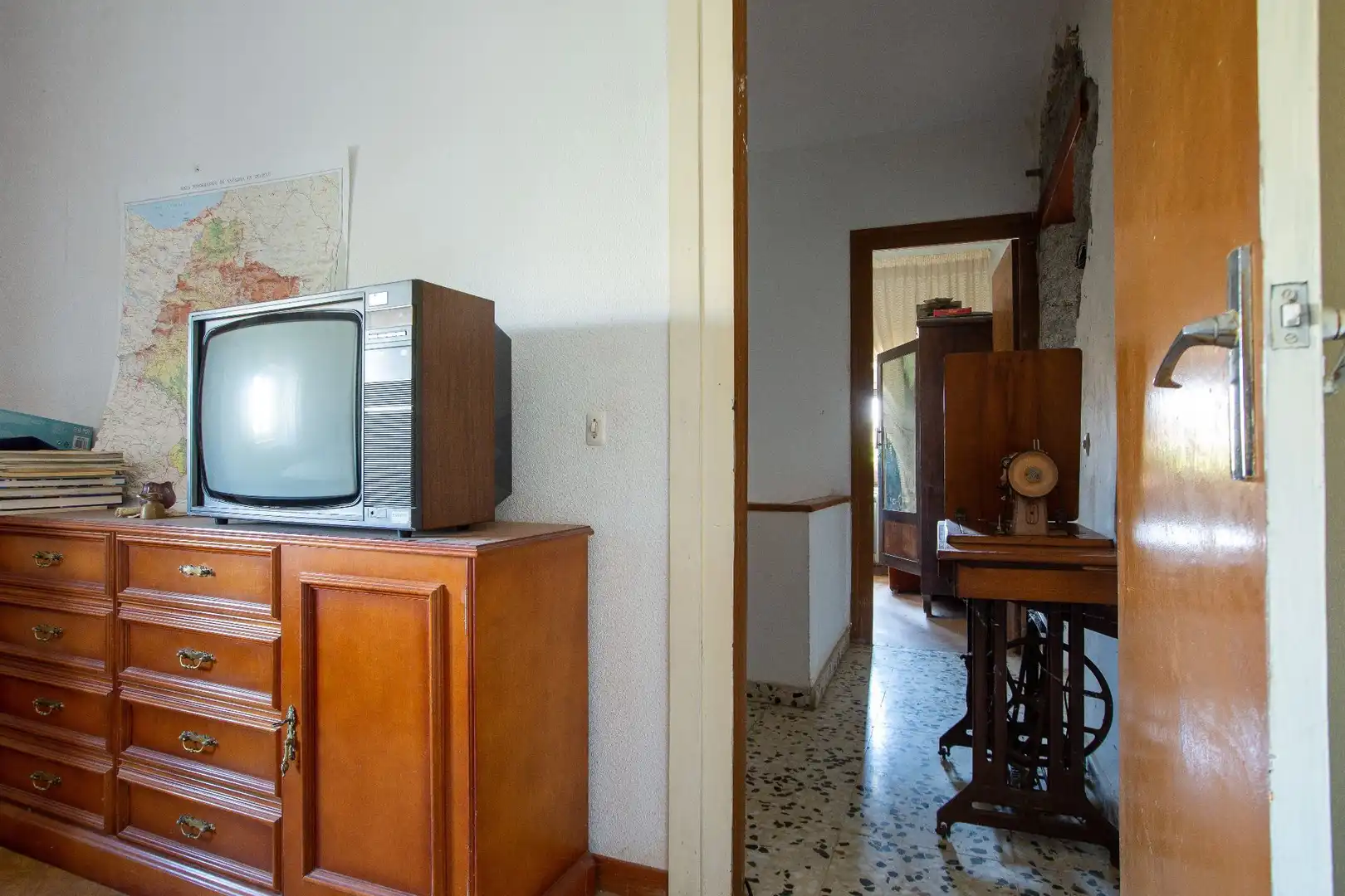 Sala de estar de Casa adosada en venta en Tiebas-Muruarte de Reta con Calefacción y Trastero