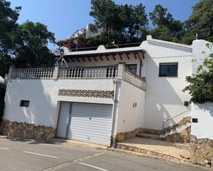 Vista exterior de Finca rústica en venda en Lloret de Mar amb Calefacció, Terrassa i Piscina