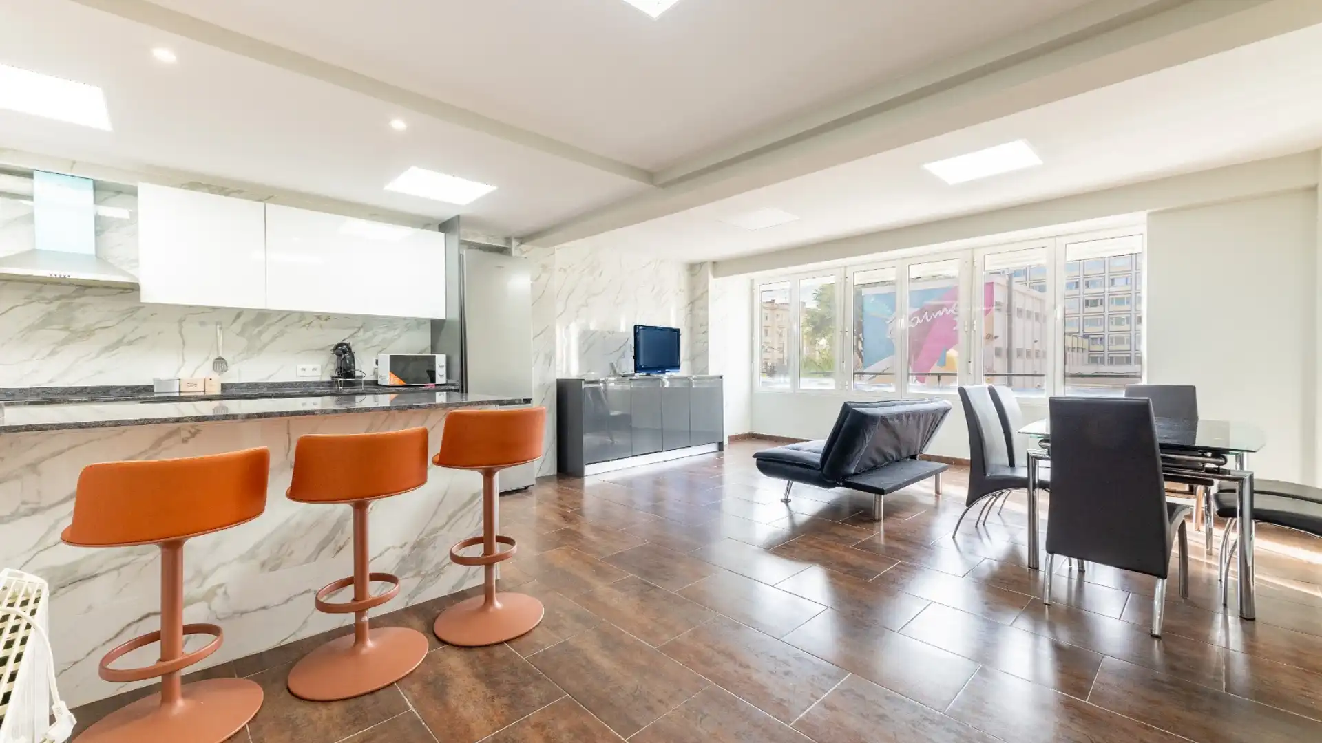 Living room of Flat for sale in  Valencia Capital  with Terrace