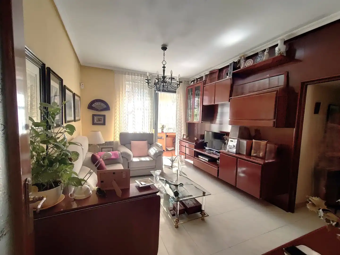 Sala de estar de Piso en venta en Madrid con Calefacción, Jardín privado y Terraza
