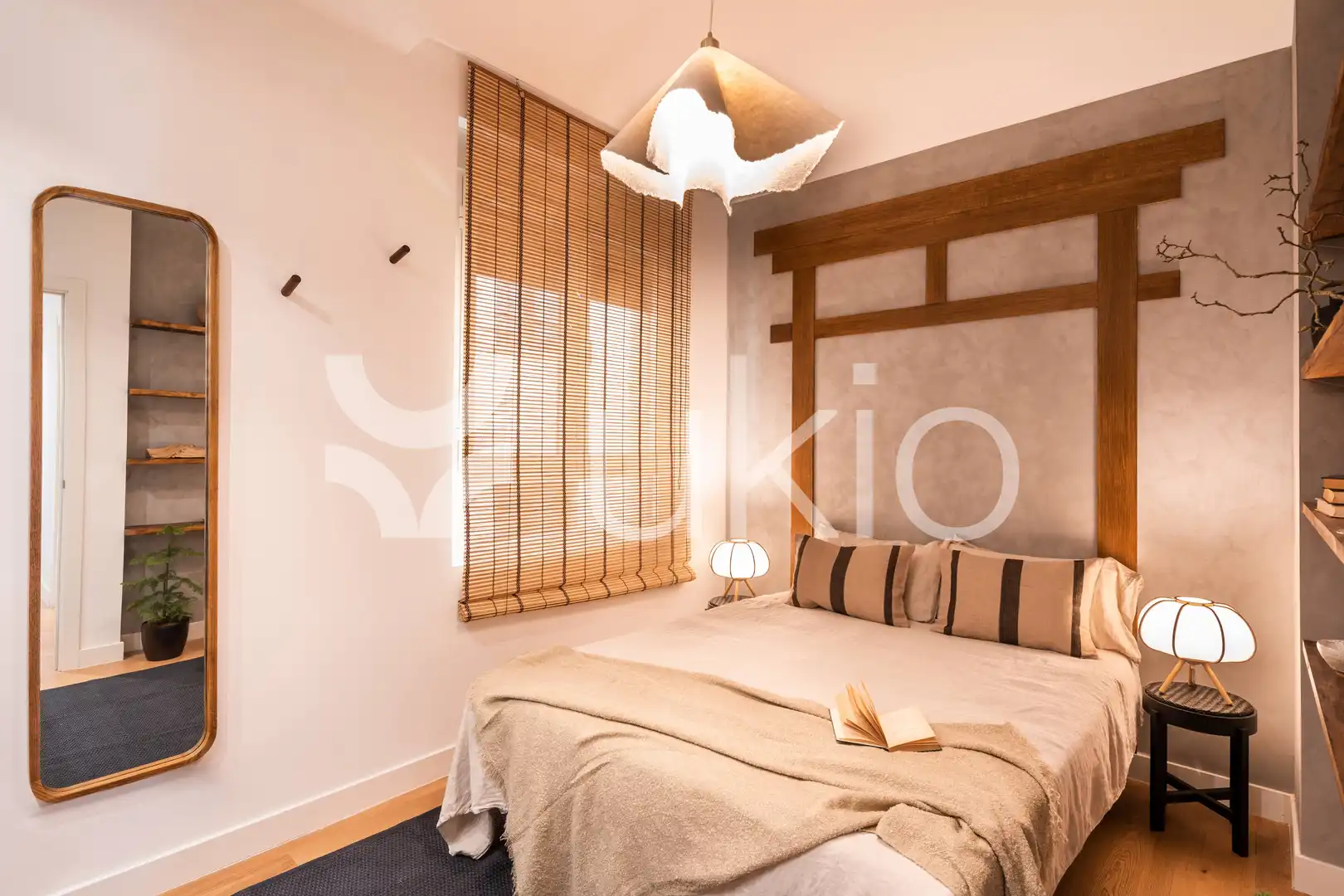 Habitación de Apartamento de alquiler en Madrid con Aire acondicionado, Calefacción y Amueblado