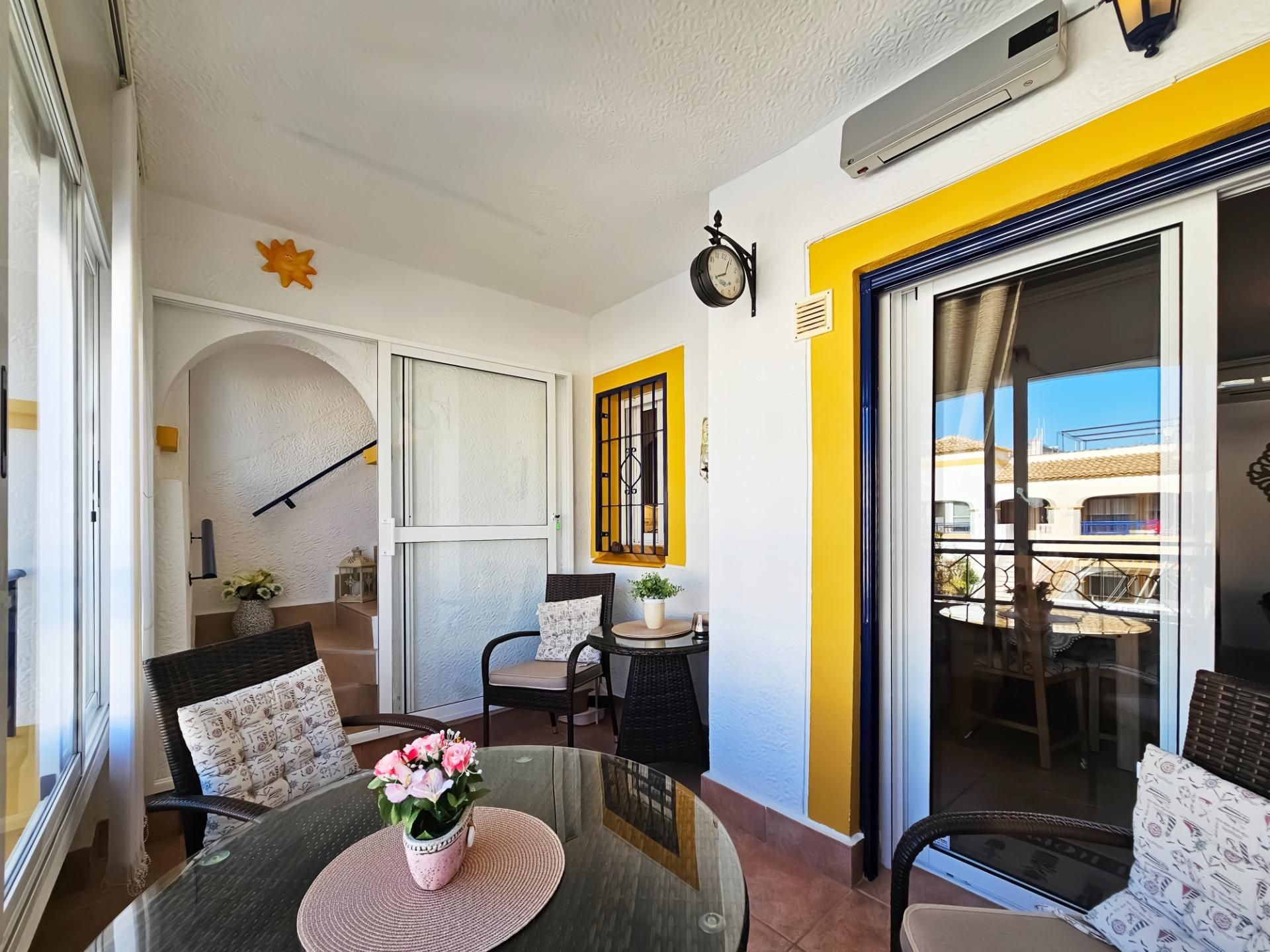 Balcony of Apartment for sale in Santa Pola  with Air Conditioner, Heating and Private garden