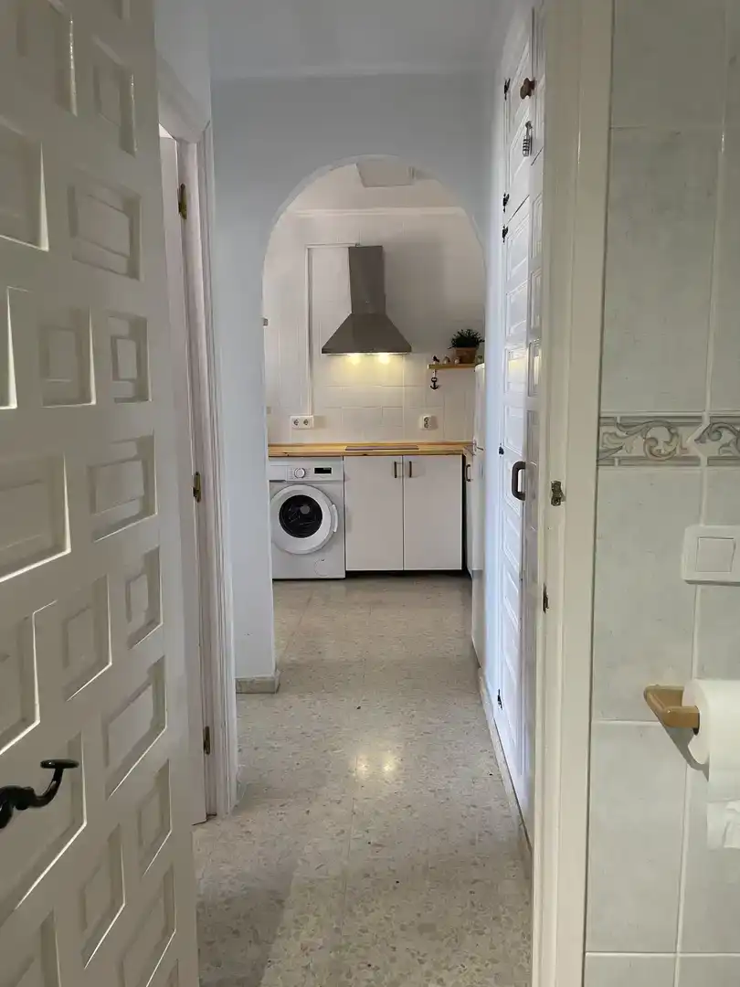 Cocina de Piso en venta en Nerja con Aire acondicionado, Jardín privado y Piscina