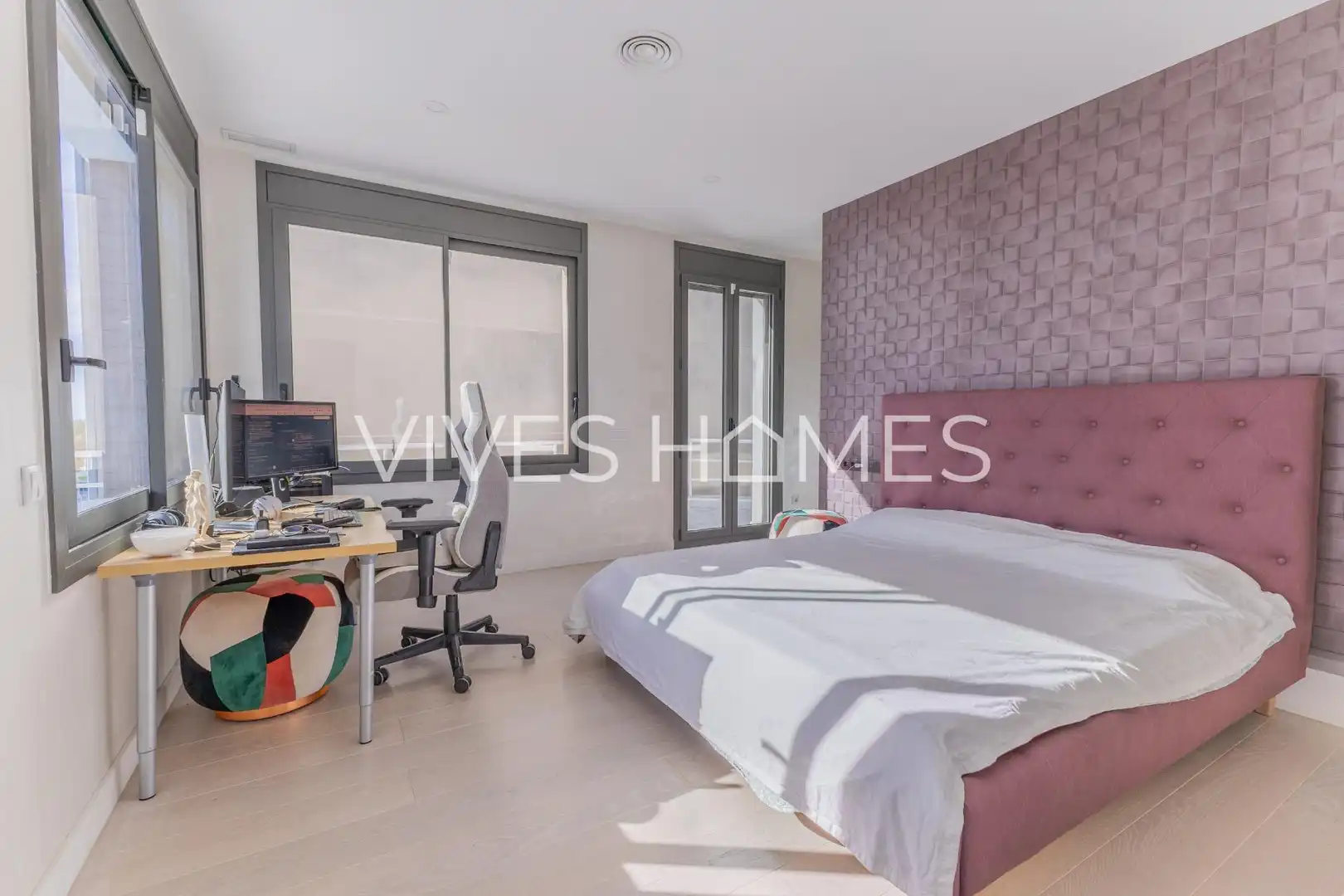 Bedroom of Houses for sale in Caldes d'Estrac  with Air Conditioner, Heating and Private garden