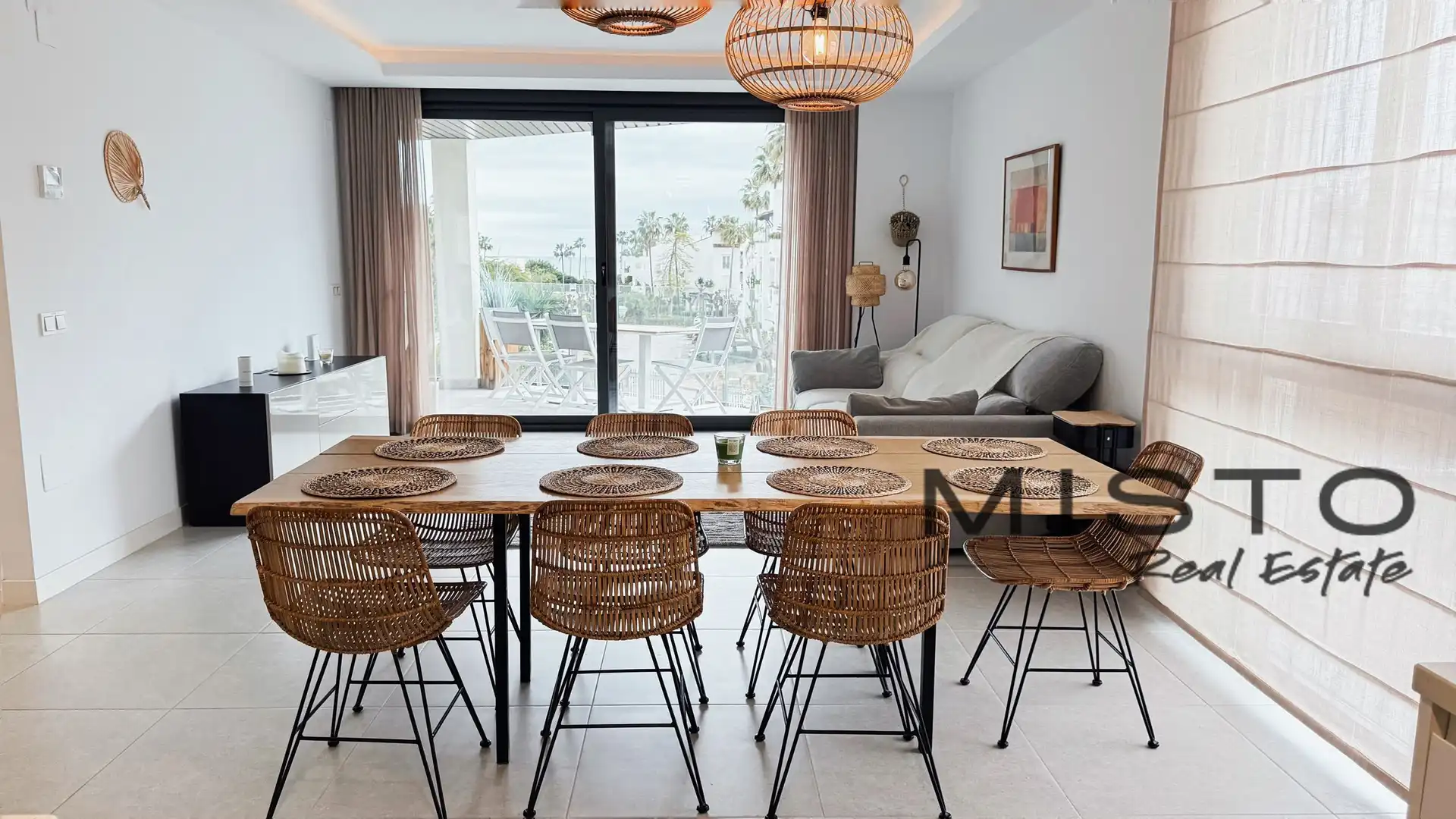 Esszimmer von Wohnung zur Miete in Benamara - Atalaya