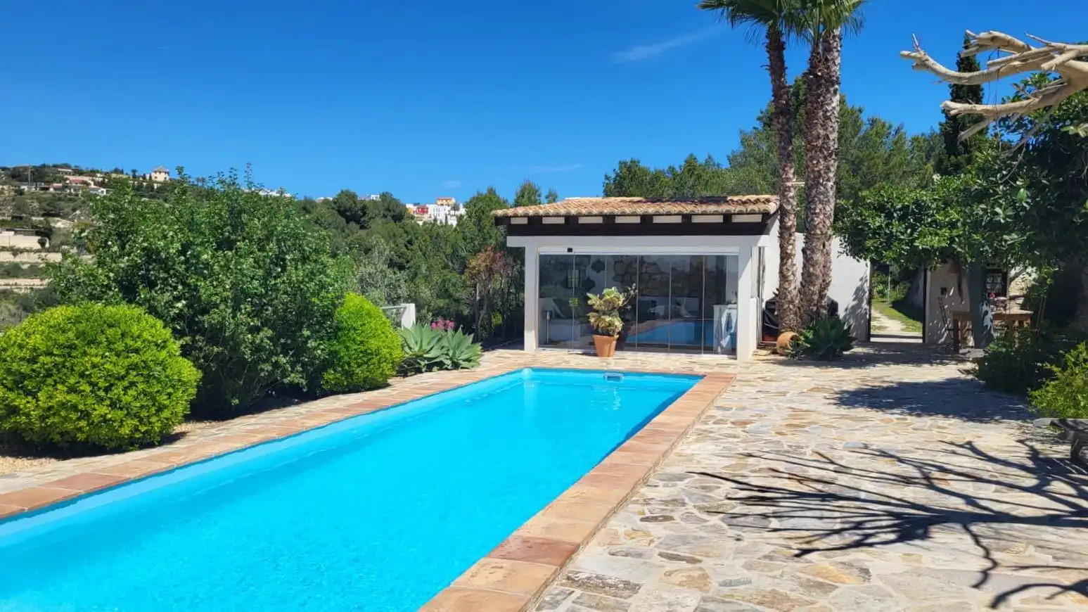 Piscina de Casa o chalet en venta en Benitachell / El Poble Nou de Benitatxell con Aire acondicionado, Calefacción y Jardín privado