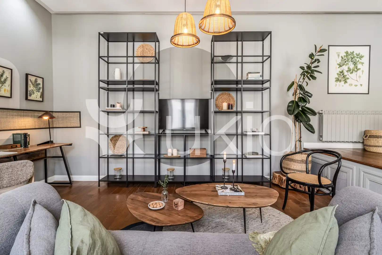 Sala de estar de Apartamento de alquiler en Centro