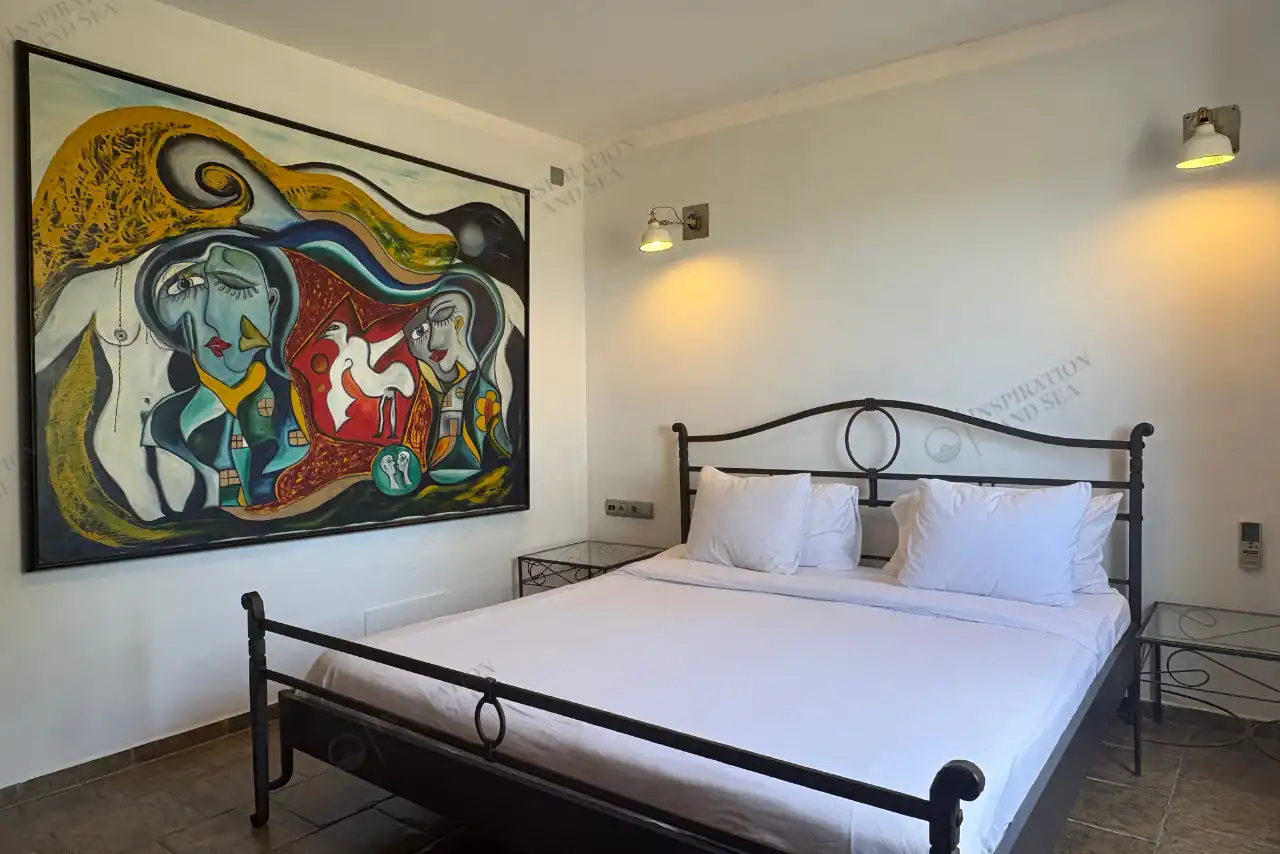 Dormitori de Casa o xalet de lloguer en Santa Eulària des Riu amb Aire condicionat, Jardí privat i Terrassa