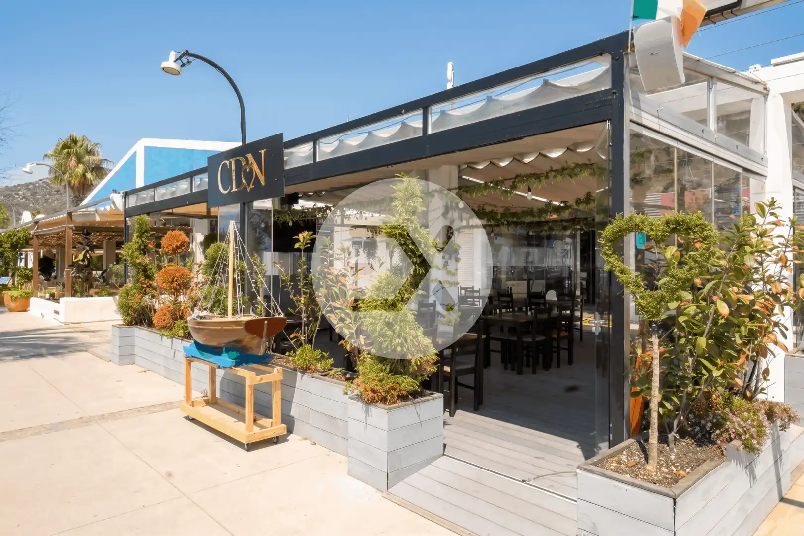 Terraza de Local en traspaso en Sitges con Aire acondicionado, Terraza y Amueblado