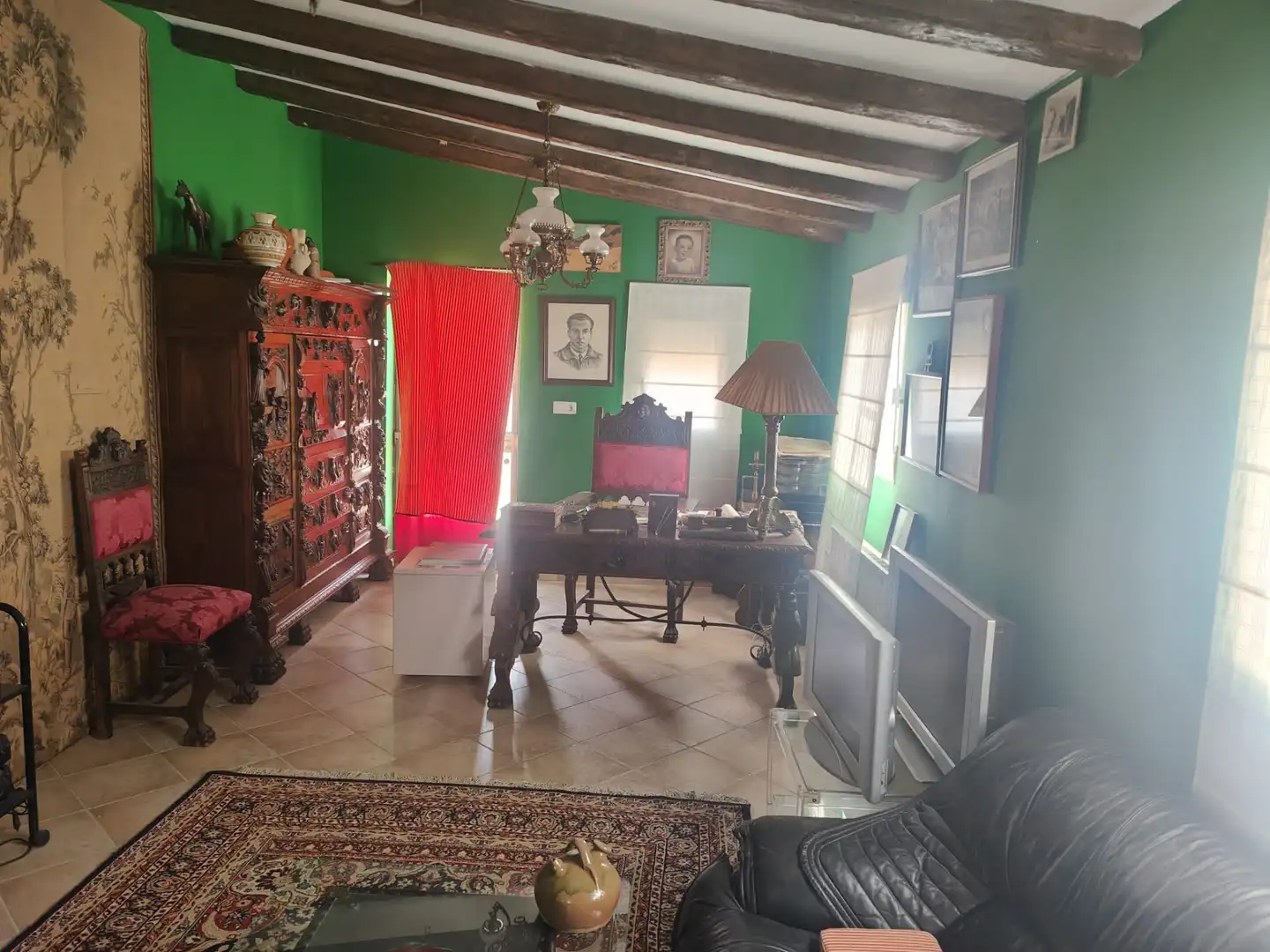 Sala de estar de Casa o chalet en venta en Castalla con Aire acondicionado, Amueblado y Horno