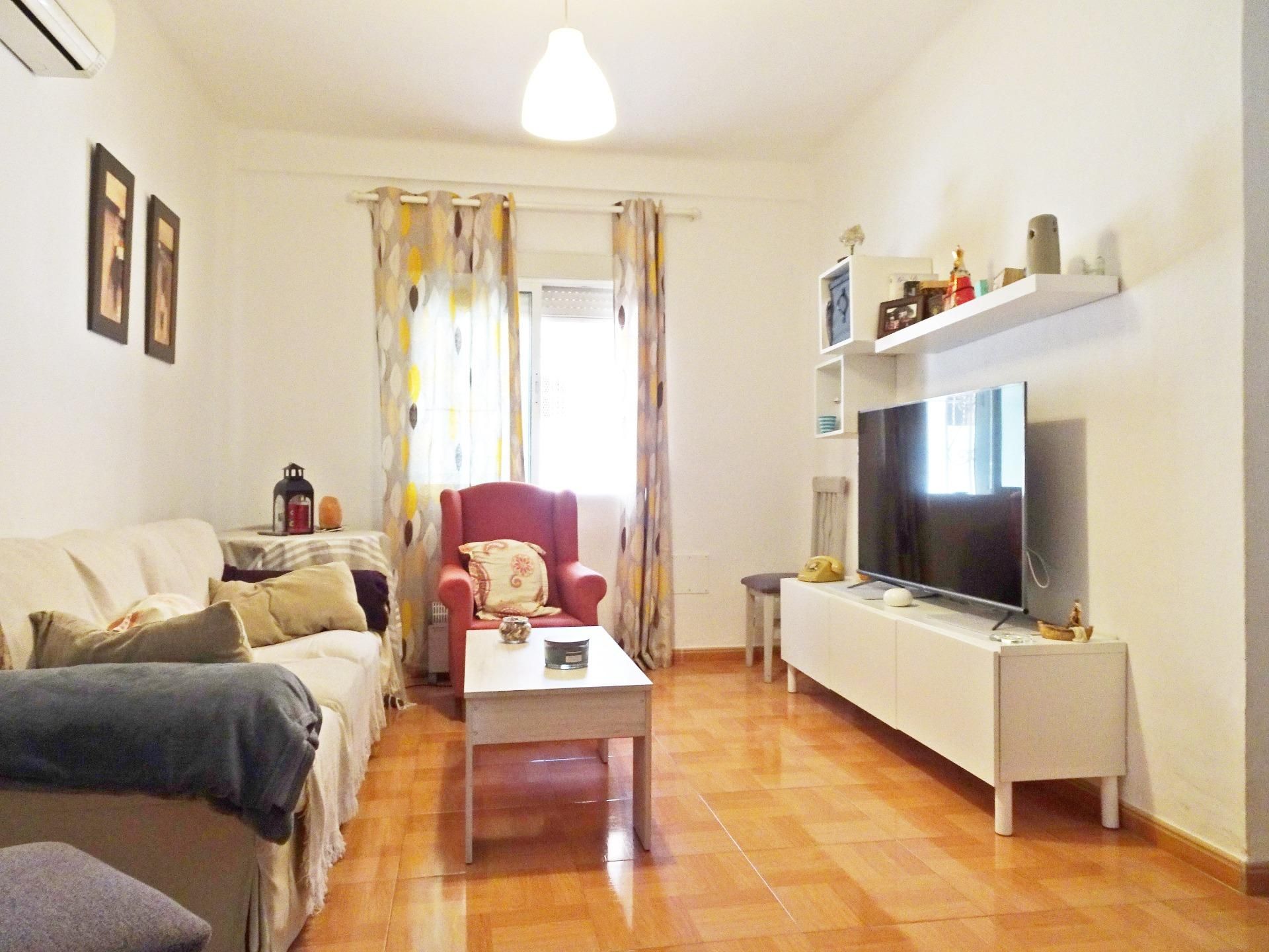 Living room of Flat for sale in Málaga Capital  with Air Conditioner and Furnished