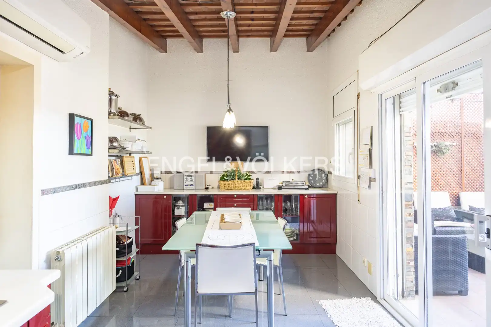Kitchen of Houses for sale in Sant Celoni  with Air Conditioner, Heating and Private garden