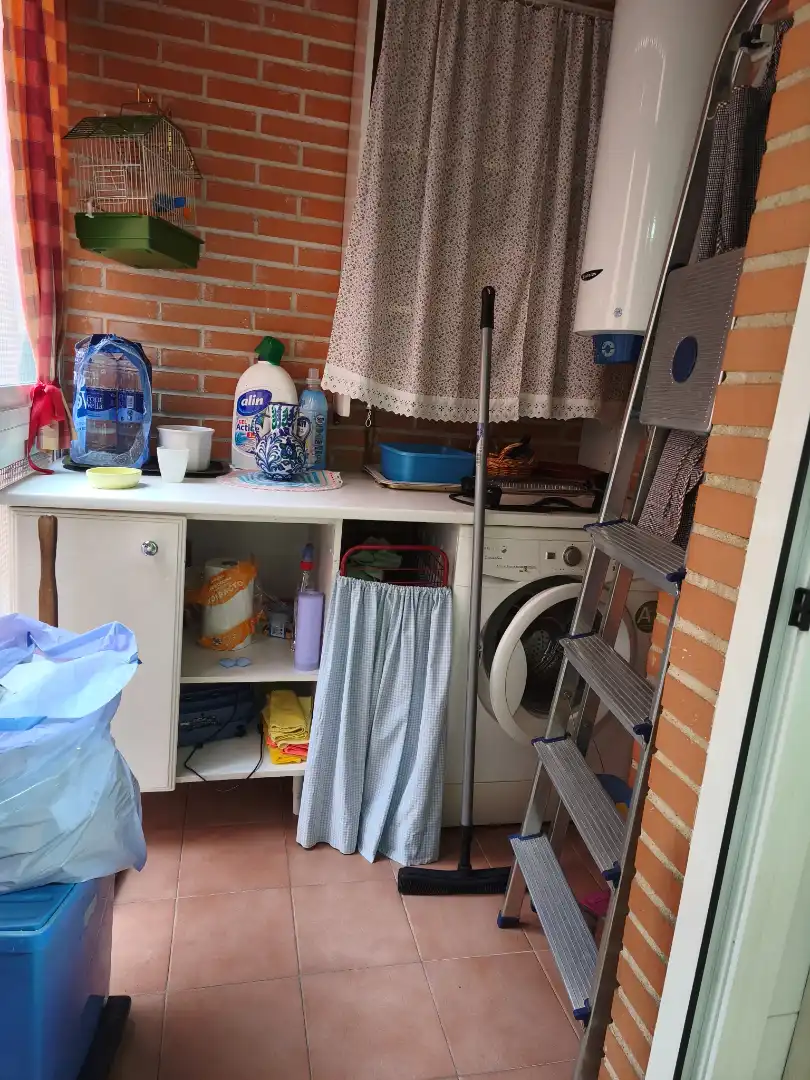 Kitchen of Flat for sale in Móstoles  with Air Conditioner, Furnished and Oven