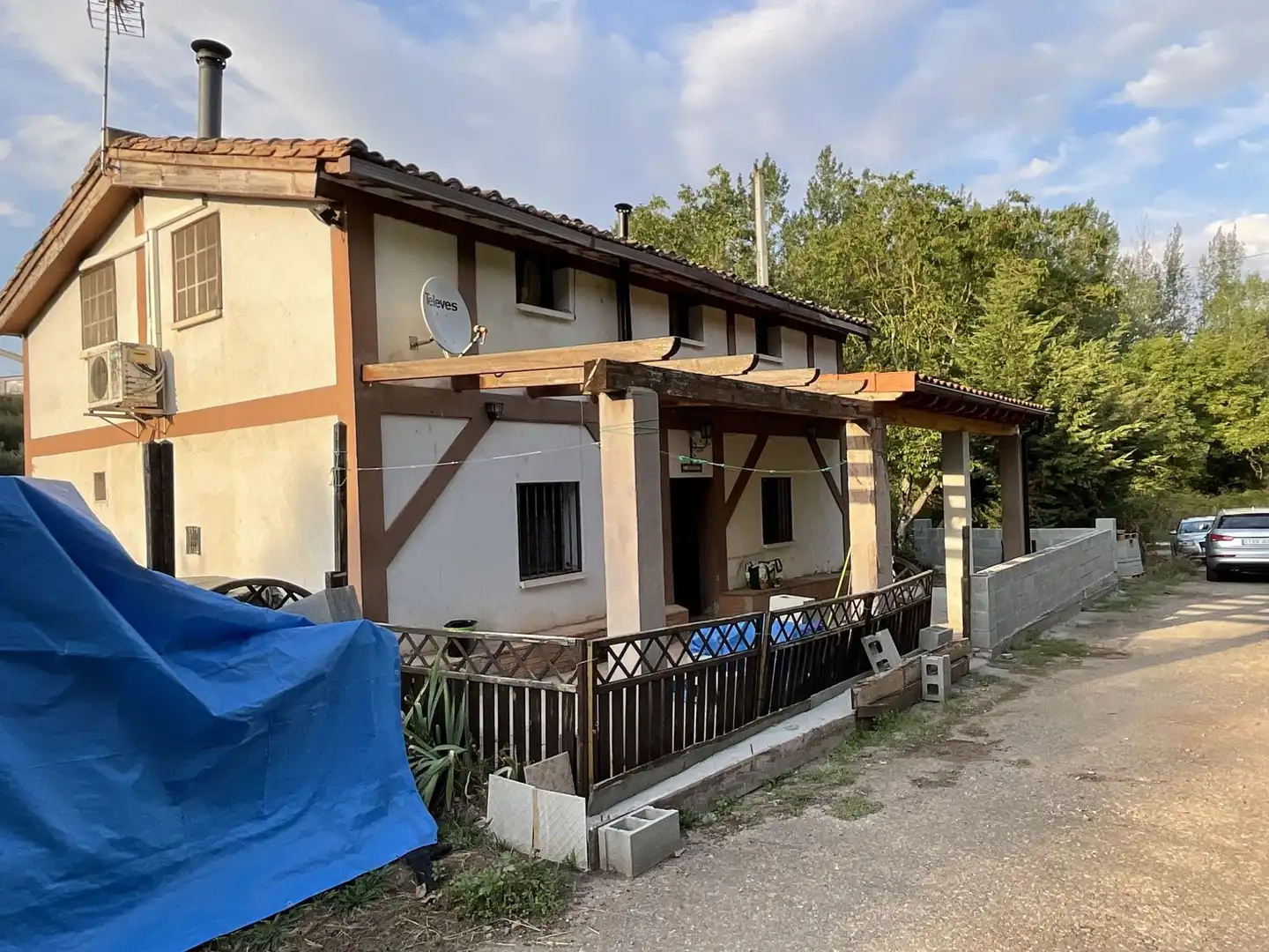 Exterior view of Country homes for sale in Bobadilla  with Parquet flooring, Terrace and Storage room