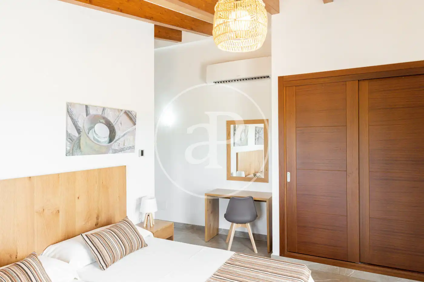 Bedroom of Houses for rent in Felanitx  with Air Conditioner, Private garden and Swimming Pool