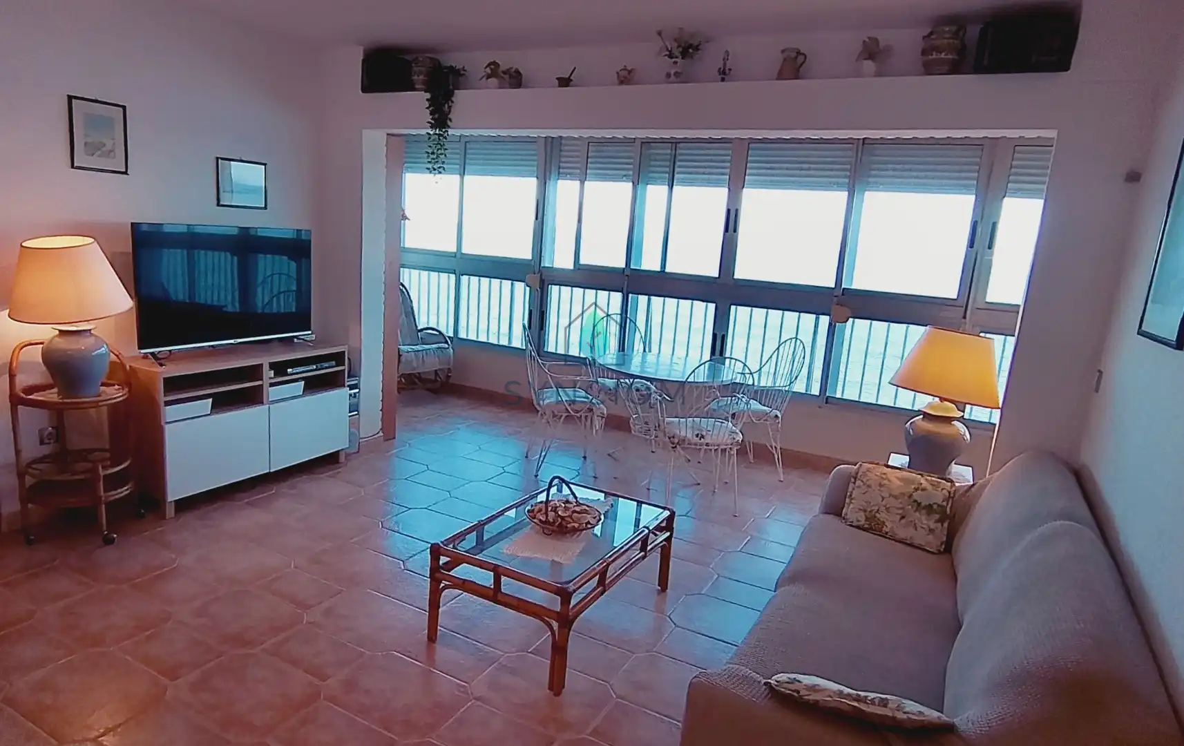 Sala de estar de Piso en venta en Sueca con Calefacción, Terraza y Trastero