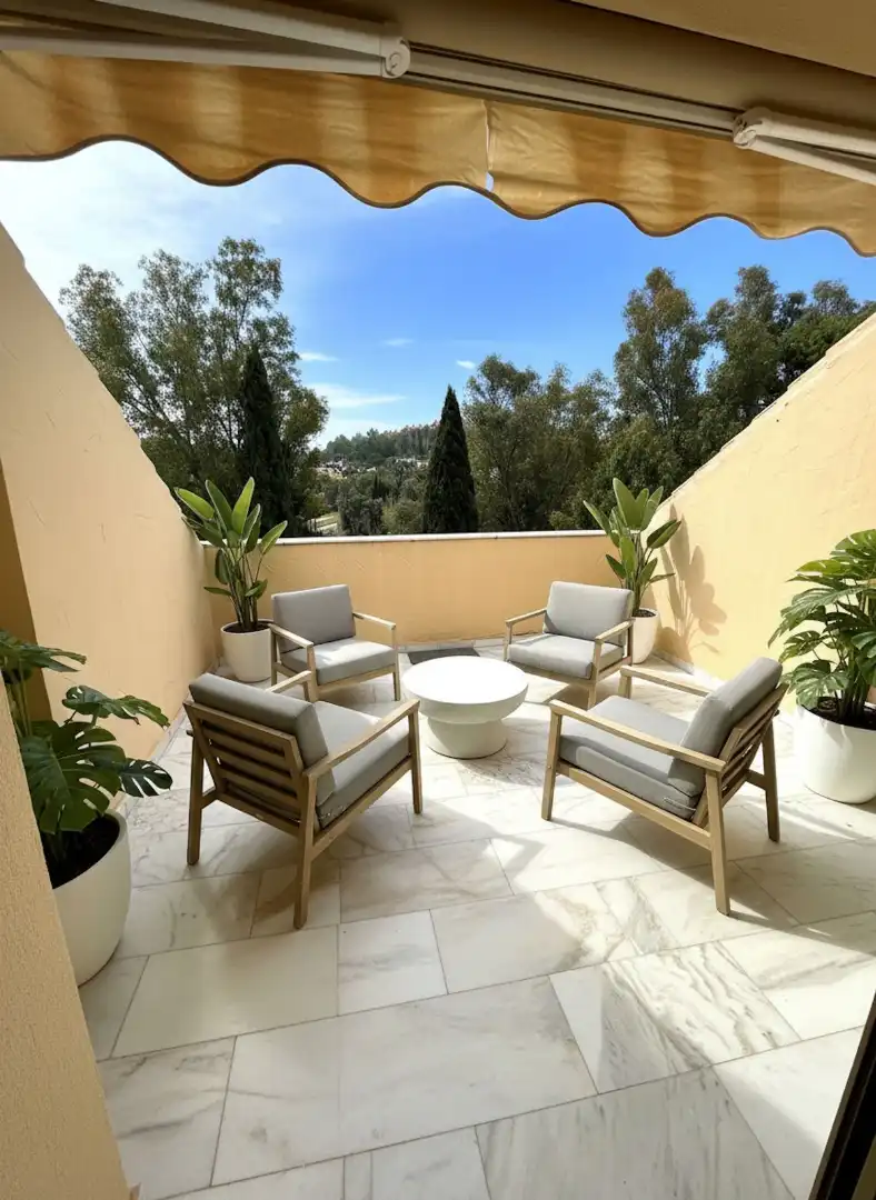 Terraza de Dúplex en venta en Marbella con Aire acondicionado, Terraza y Amueblado