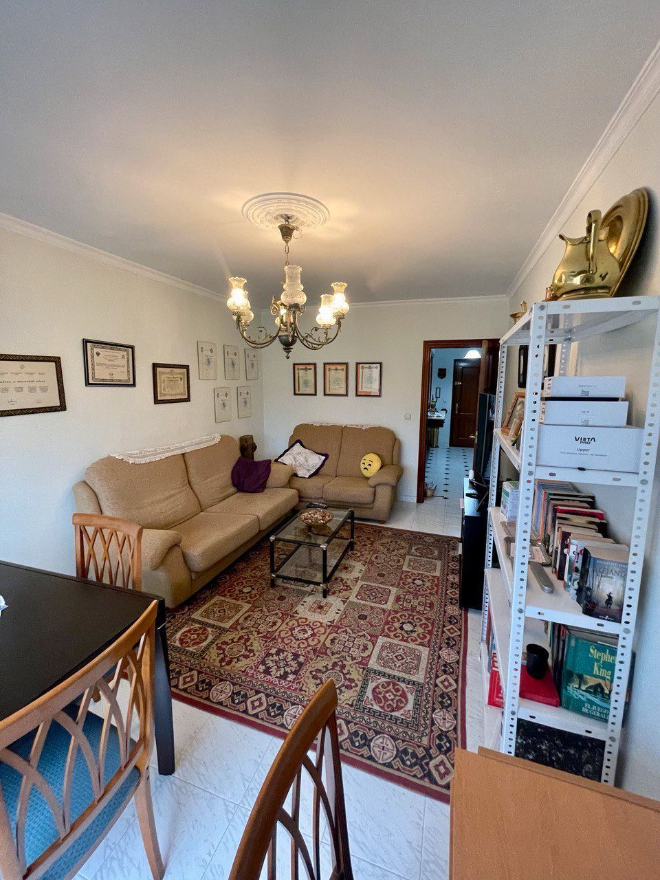 Living room of Flat for sale in Cedeira  with Storage room, Furnished and Oven