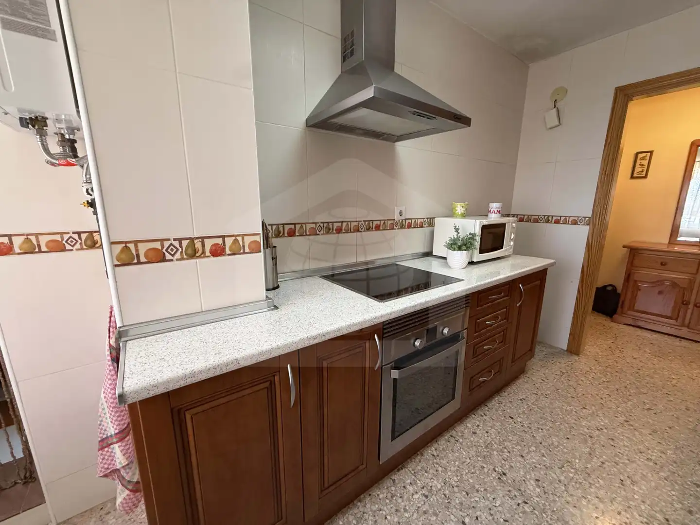 Küche von Wohnung zum Verkauf in Málaga mit Terrasse, Möbliert und Ofen